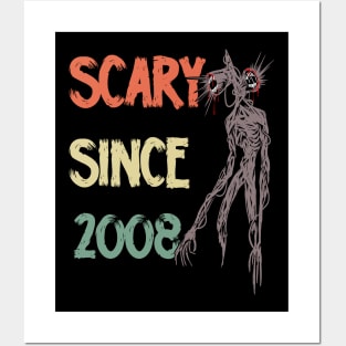 Scary since 2008 siren head Posters and Art